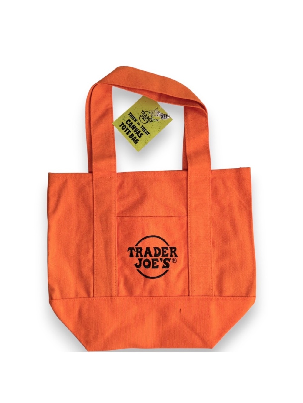 NWT Trader Joe's Mini Canvas Tote Bag